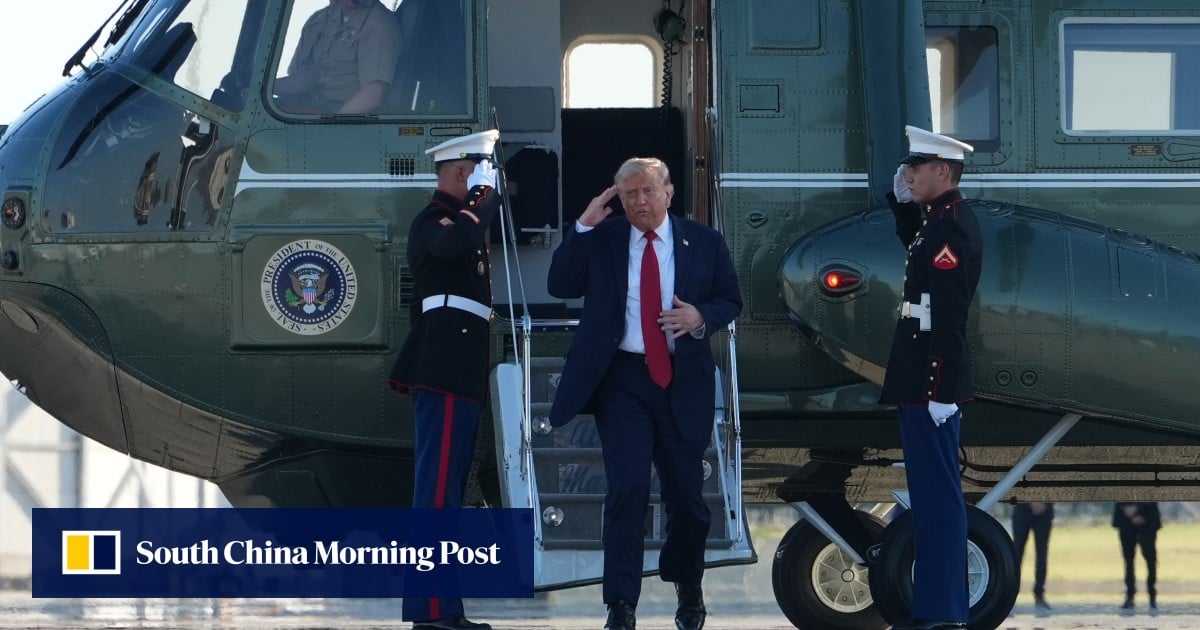 Trump says he is building a White House helipad for more powerful Marine One helicopter