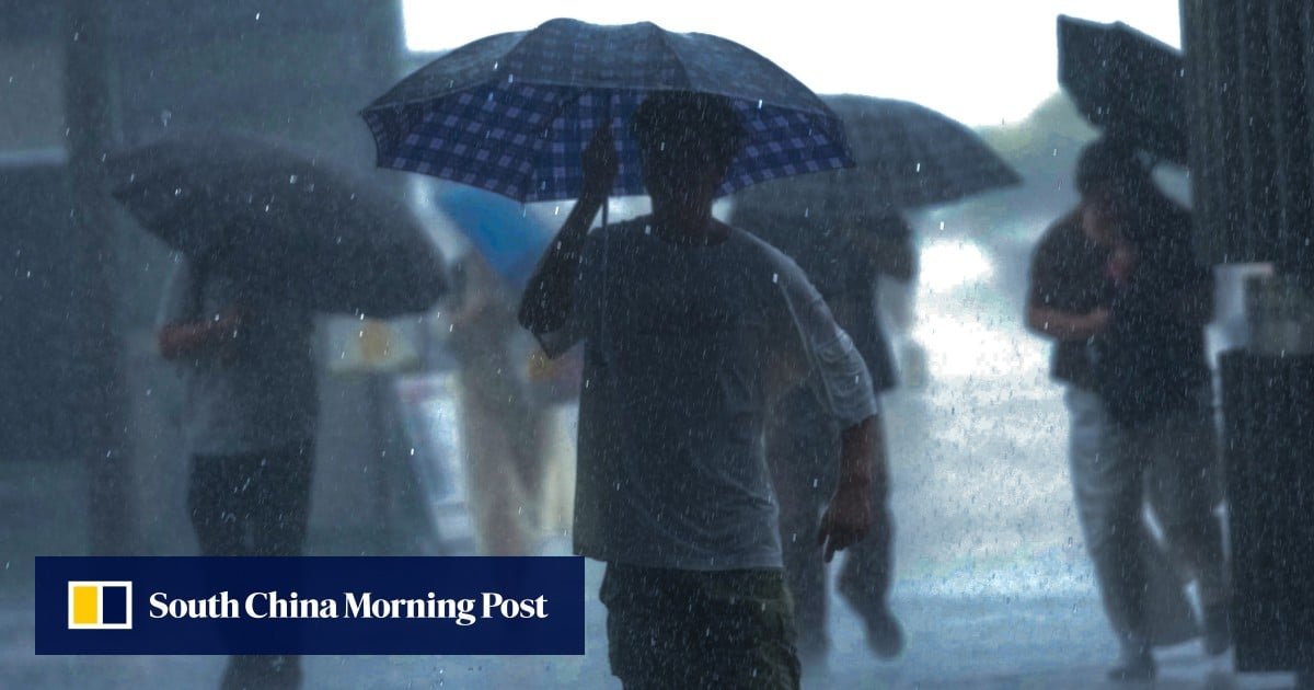 Serious flooding risk in Hong Kong’s Yuen Long under amber rainstorm warning