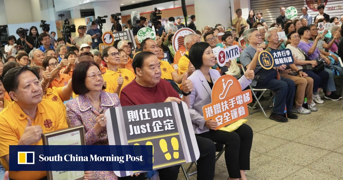 Hong Kong rail operator taps star power to promote safer escalator use