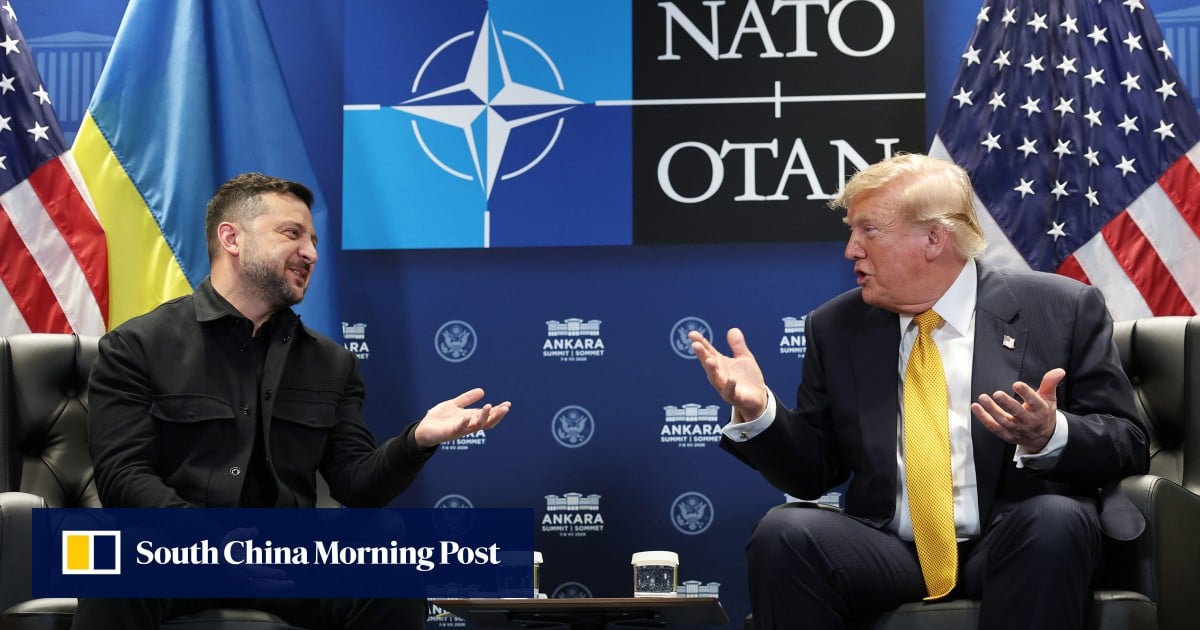 Trump surprises Nato allies with arms deals and praise as summit ends positively