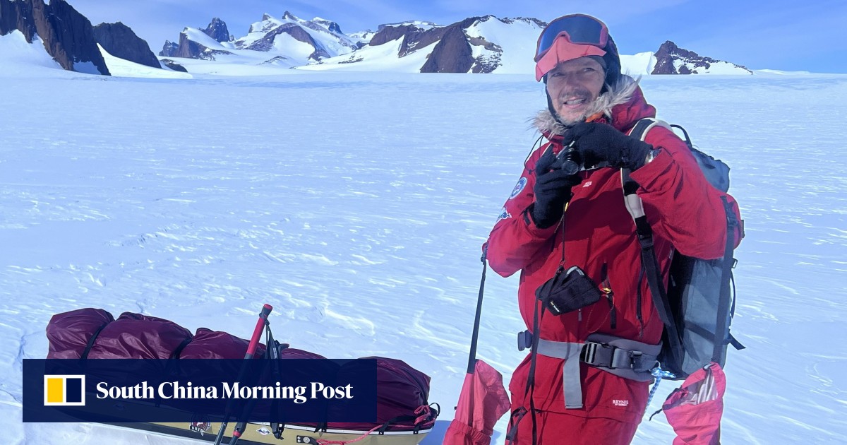 ‘No human has ever been’: how former Dyson CEO charted a new Antarctic route on skis