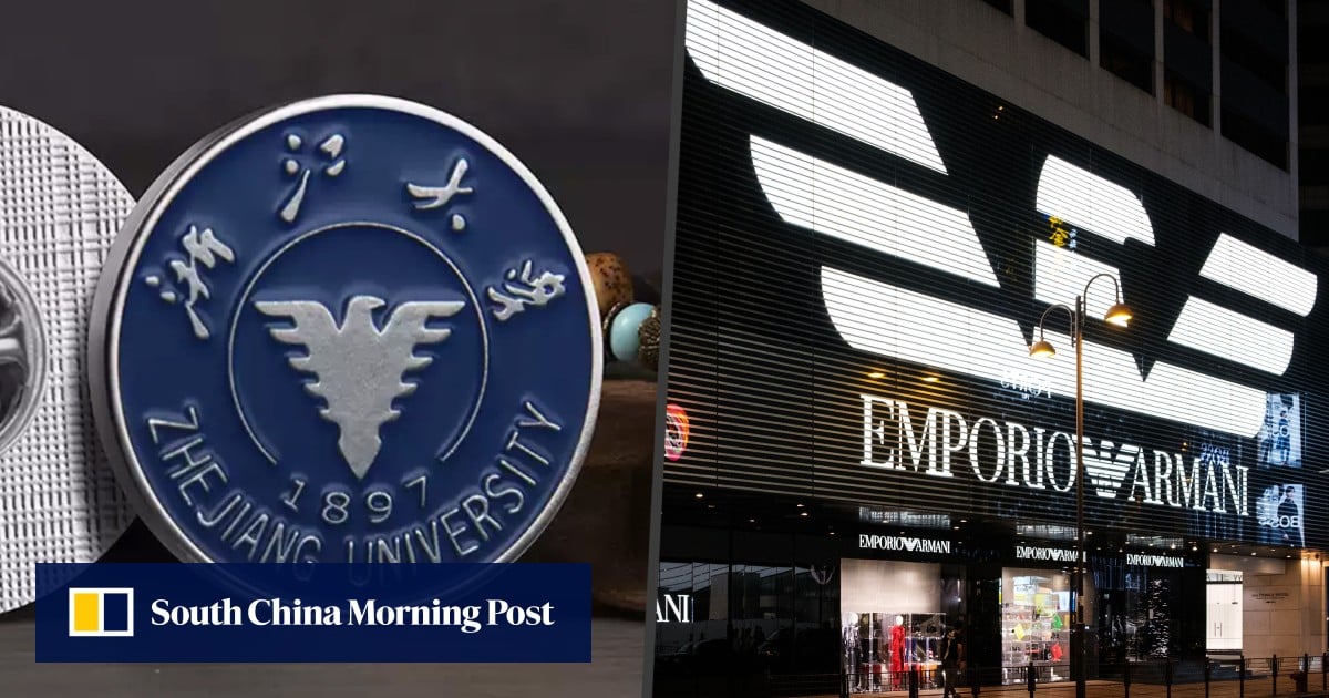 China university trademarks emblem, sparks speculation over potential Armani logo dispute