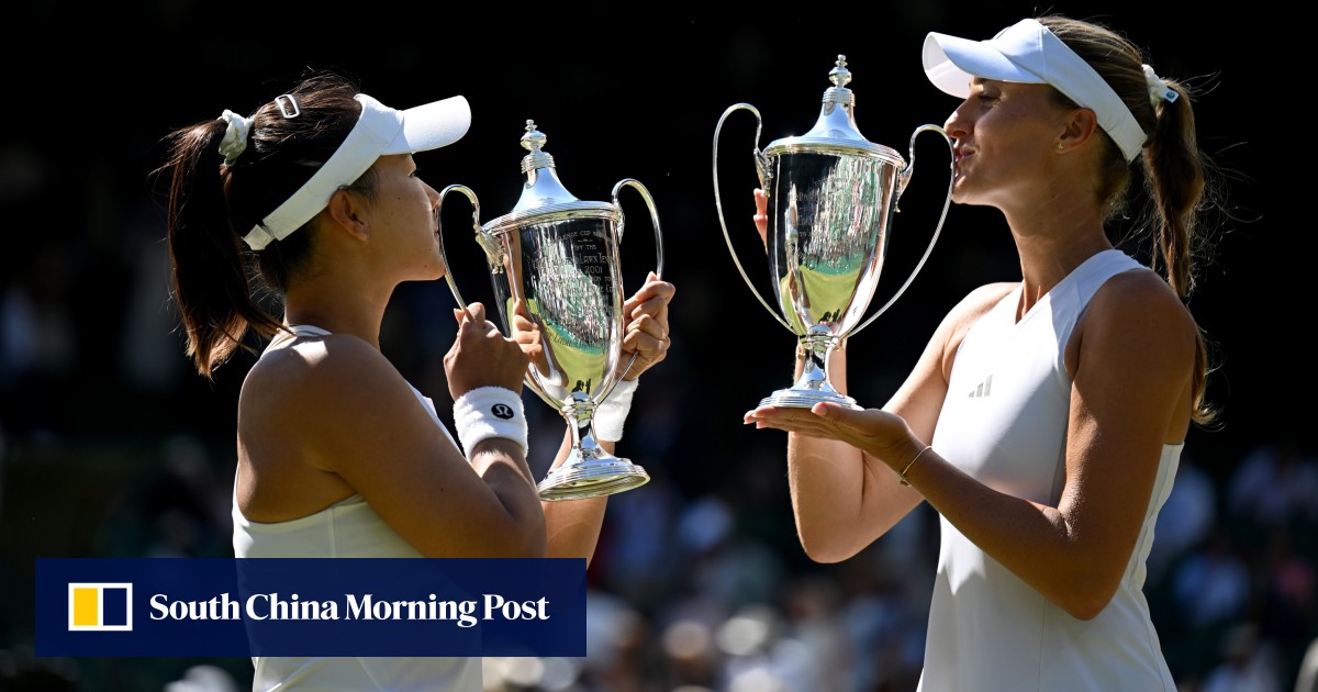Guo ⁠Hanyu and Kristina ⁠Mladenovic triumph in Wimbledon women’s doubles