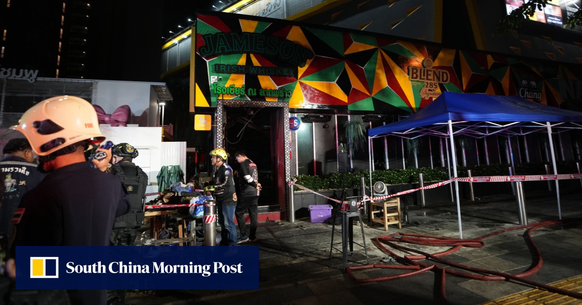 At least 27 dead after fire breaks out at Bangkok pub