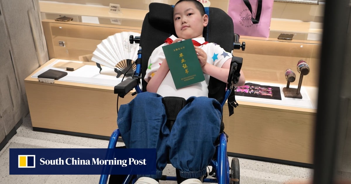 China boy, 12, inspires millions after defying muscle-wasting disease prognosis of living past 3