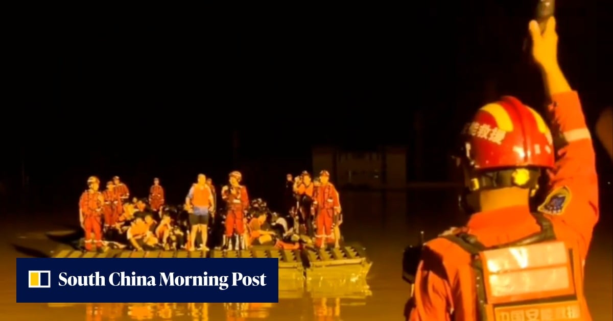 ‘China’s real-life transformer’: new rescue tech used in dramatic flood evacuation