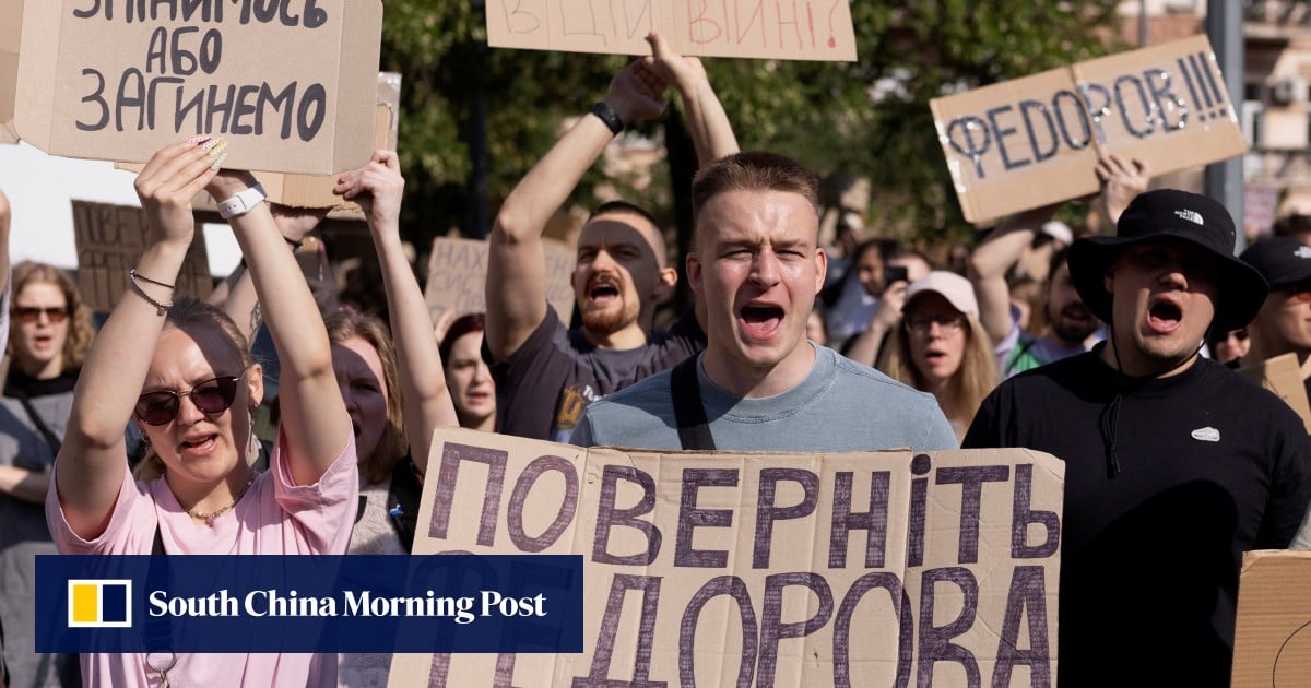 Zelensky faces fury on Ukrainian streets after dropping popular defence minister Zelensky faces fury on Ukrainian streets after dropping popular defence minister