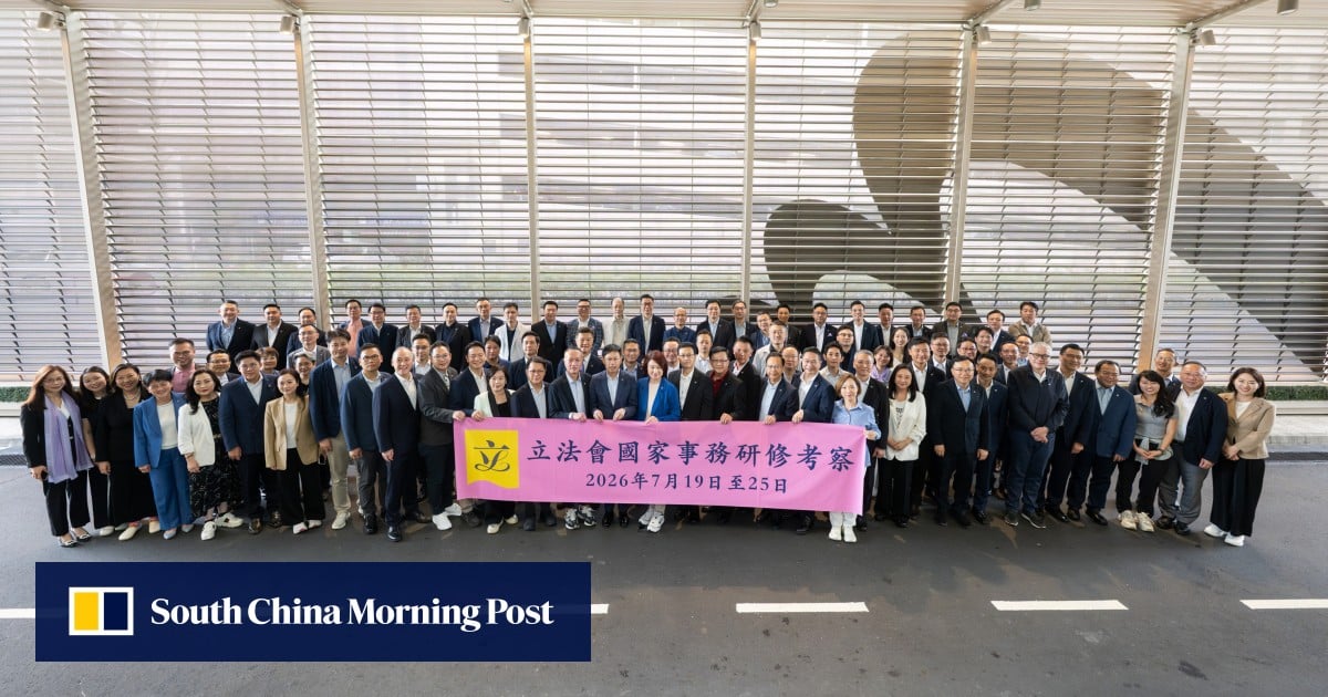 Hong Kong’s Legco sets off for Beijing on week-long national affairs study trip