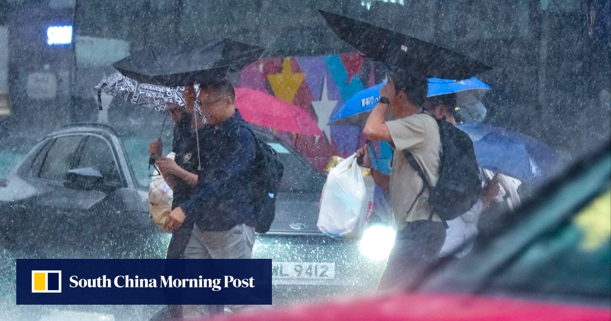 Hong Kong issues red rainstorm warning, urges schools to ensure students’ safety