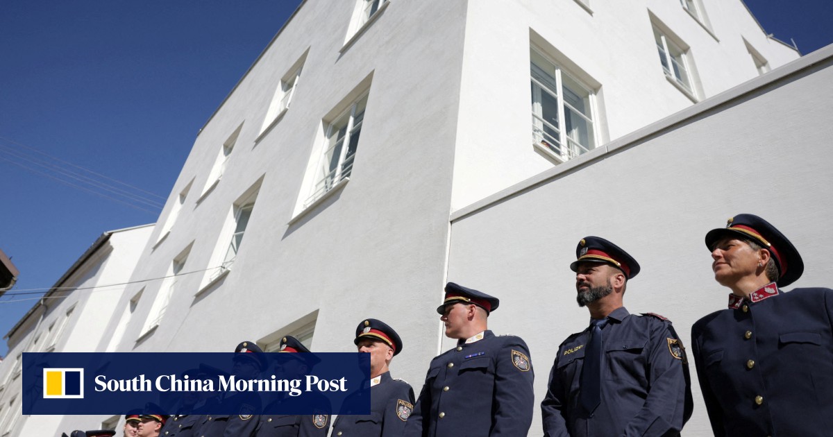 Hitler’s Austrian birthplace reopens as a police station to deter neo-Nazis