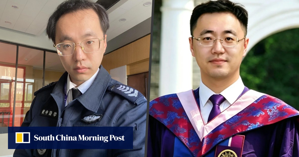 Từ nhỏ, Yang Xiao mơ ước học tại Đại học Thanh Hoa và cuối cùng đạt được mục tiêu ở tuổi 31 sau nhiều năm nỗ lực (Ảnh: SCMP composite/Douyin)