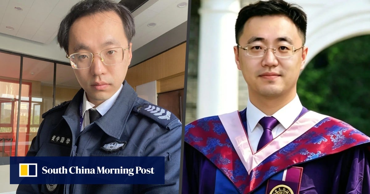 Từ nhỏ, Yang Xiao mơ ước học tại Đại học Thanh Hoa và cuối cùng đạt được mục tiêu ở tuổi 31 sau nhiều năm nỗ lực (Ảnh: SCMP composite/Douyin)