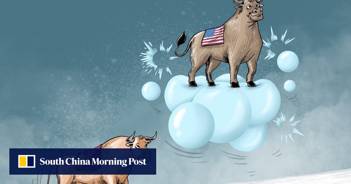 A tale of two markets: Wall Street cheers record highs while Beijing deflates bubbles