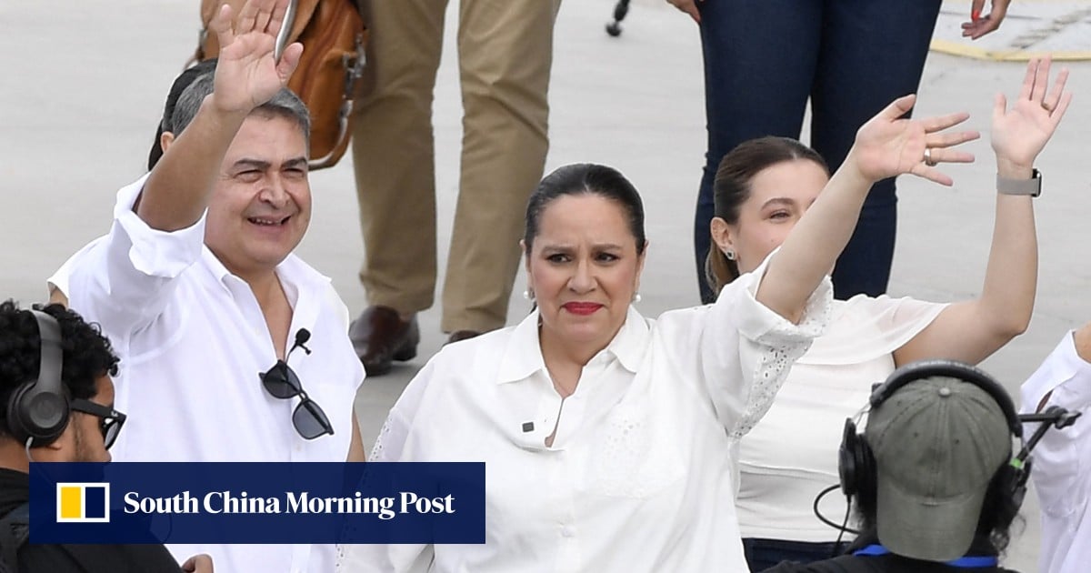 Former Honduras president Hernandez returns home after Trump pardon Former Honduras president Hernandez returns home after Trump pardon