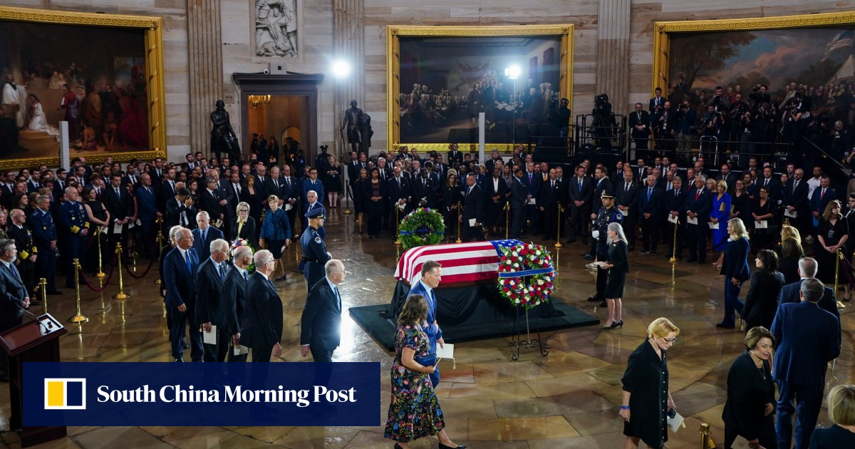 Lindsey Graham eulogised as an ‘American original’ at memorial service