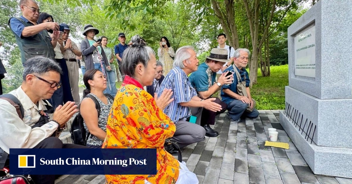 Why did an Okinawan delegation visit a Beijing cemetery amid China-Japan tensions?