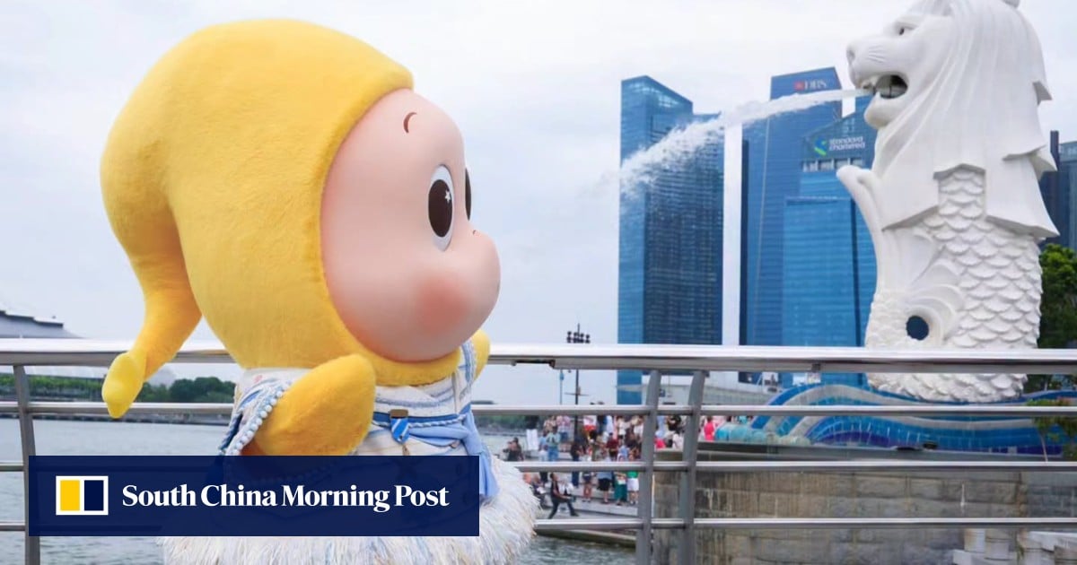 Pop Mart đã mở cửa hàng mới tại Sentosa, Singapore giữa bối cảnh doanh số nội địa chững lại (Ảnh: Handout)