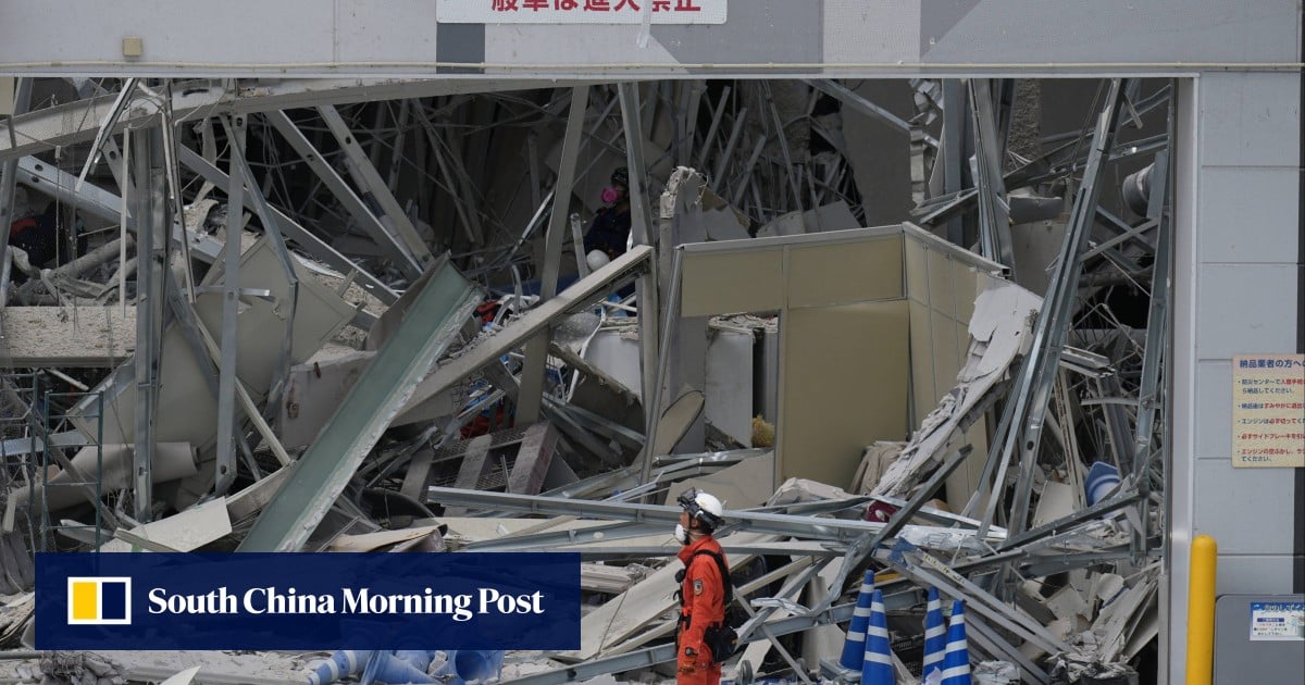 Japanese mall is rebuilt to withstand earthquakes. Then it collapses again