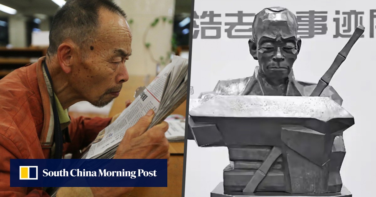 China ‘warmest library’ welcomes homeless, honours late regular with statue