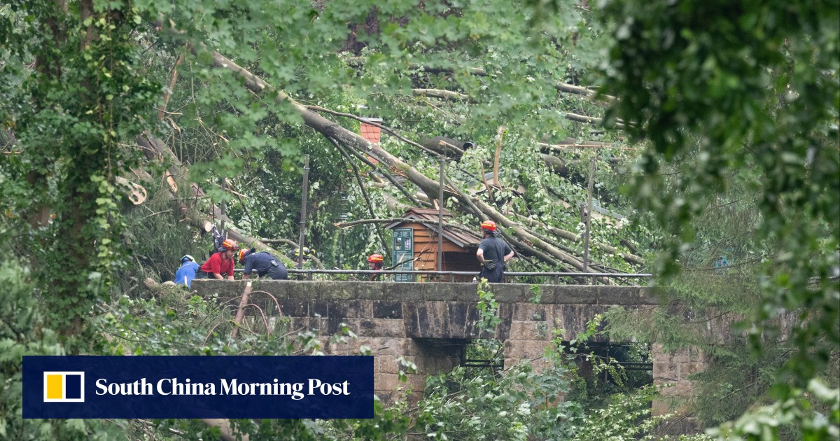 Germany storm leaves 1 dead, 3 seriously injured