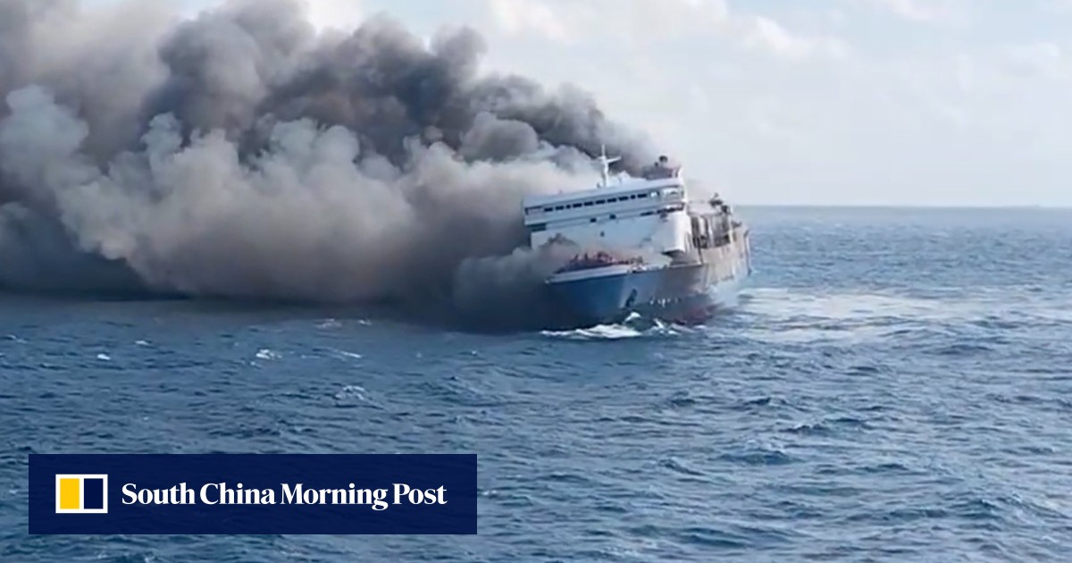 5 dead in Indonesia ferry fire, 41 missing