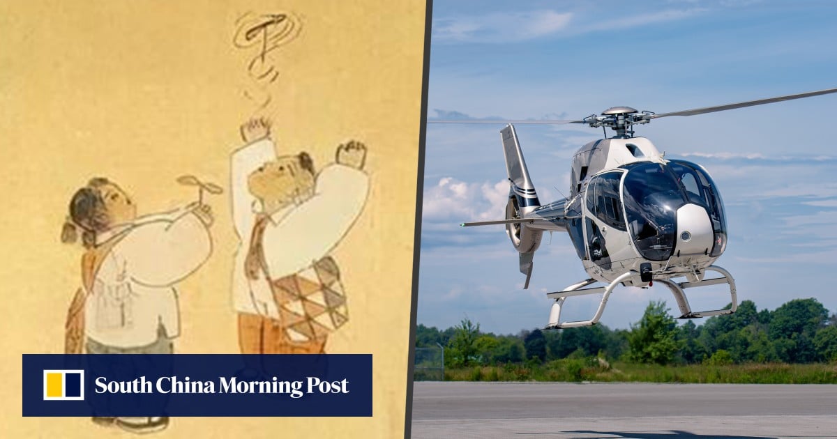 What is ‘bamboo-copter’, its links to China and Japan; how it inspired modern helicopters