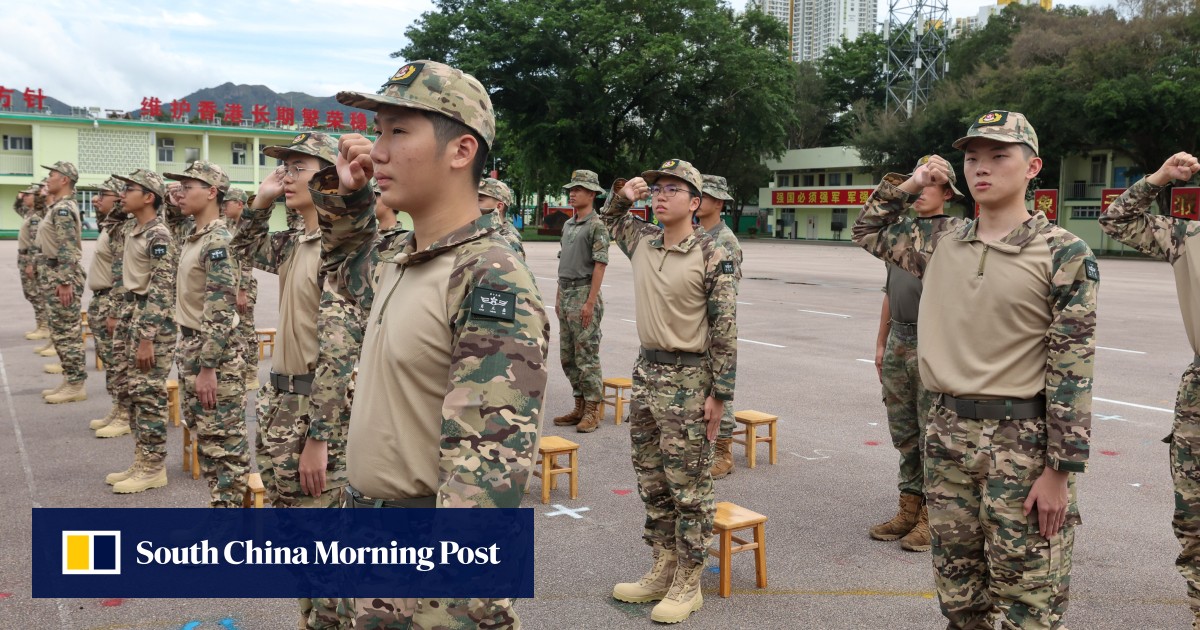 500 Hong Kong students get taste of military life as PLA summer camp returns
