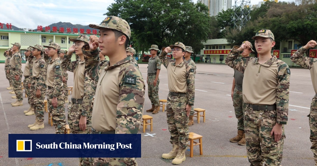500 Hong Kong students get taste of military life as PLA summer camp returns