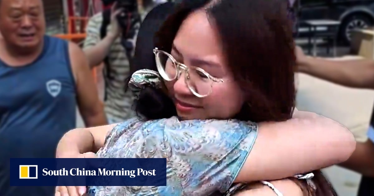 Abandoned Chinese baby adopted by Swedish couple makes emotional return decades later