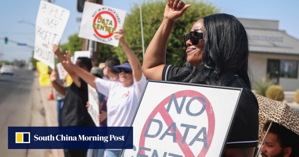 ‘China doesn’t want these built’: Trump claims Beijing is behind AI data centre protests