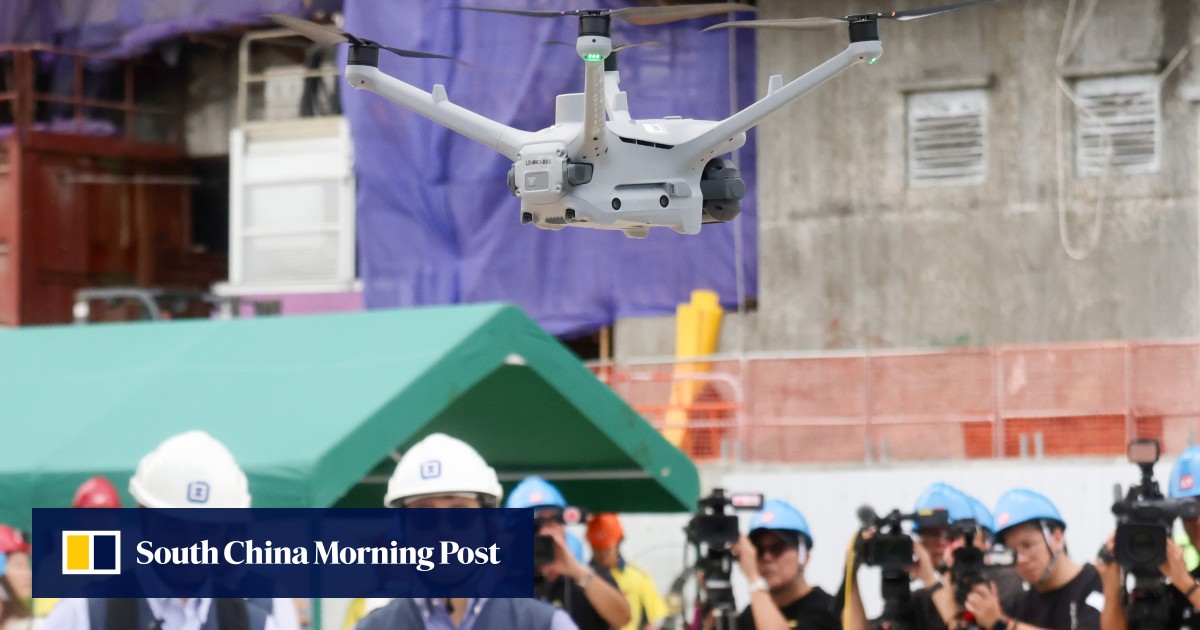 Hong Kong tests thermal drones to catch illegal smoking at construction sites