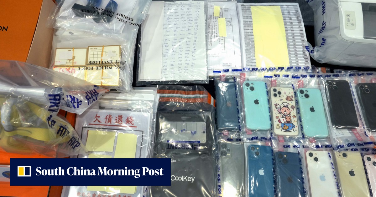 25 arrested as Hong Kong police bust loan shark ring charging up to 282% interest rate