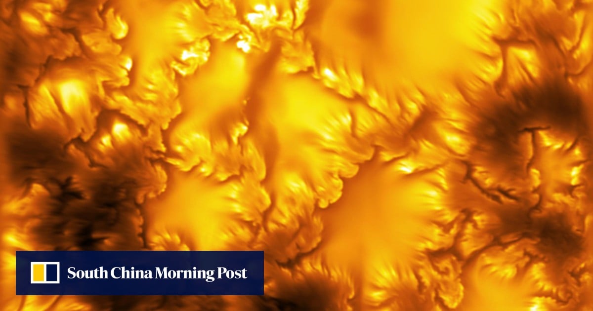 New images of the sun show strange patterns rippling on surface