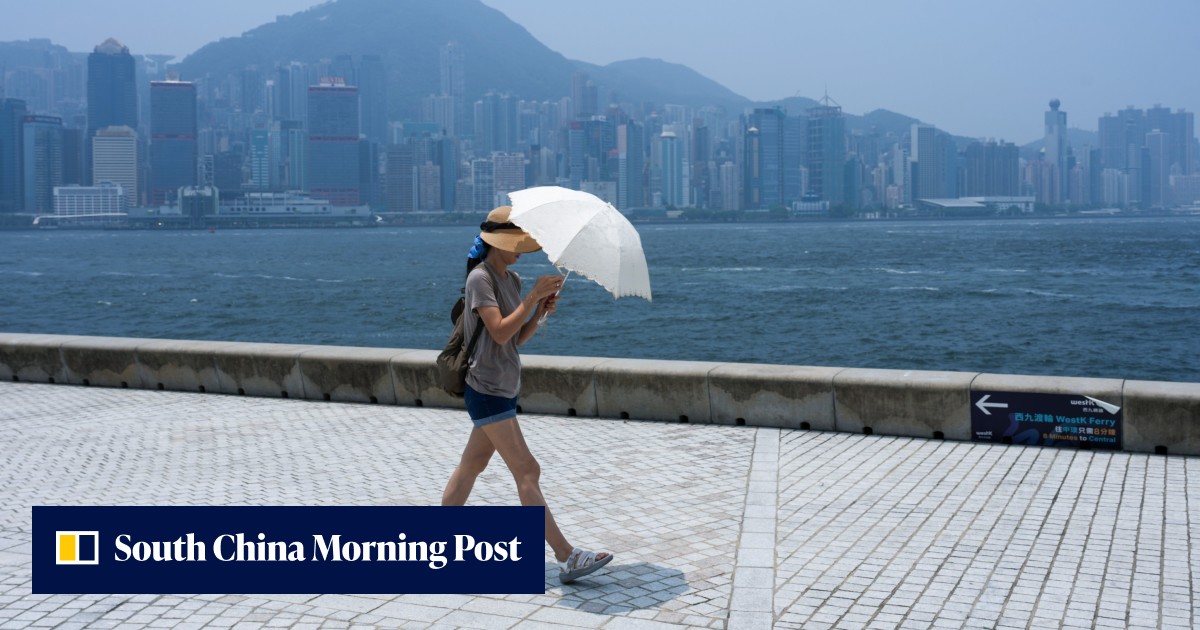 Hong Kong temperatures exceed 38 degrees as Severe Typhoon Dolphin brings extreme heat