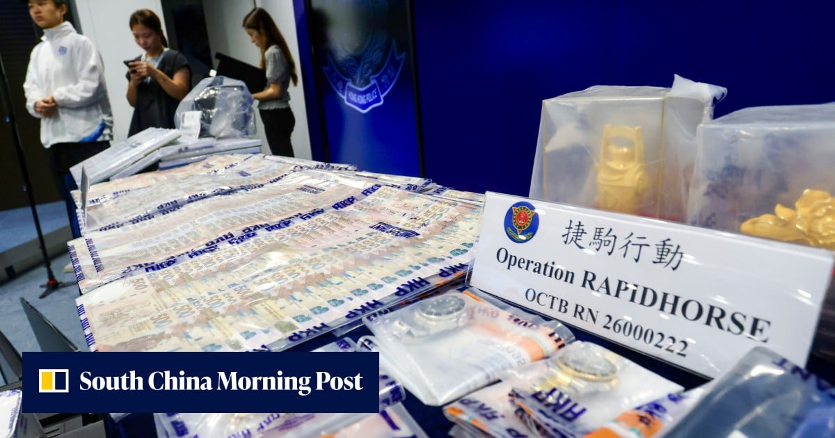 Police dismantle alleged triad group that ran account centres to launder HK$600 million