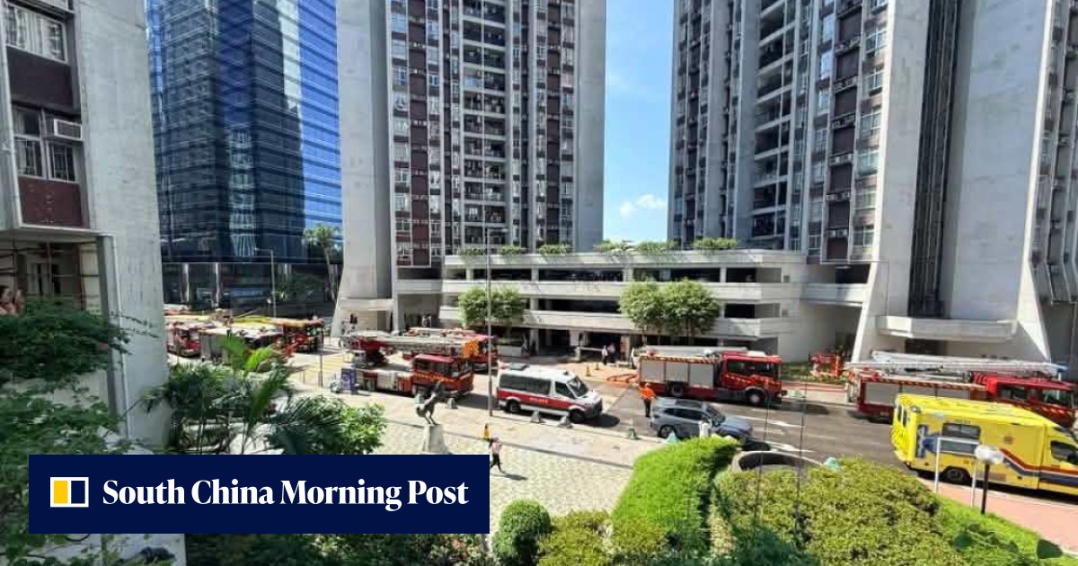 At least 12 taken to hospital after fire breaks out at Taikoo Shing flat