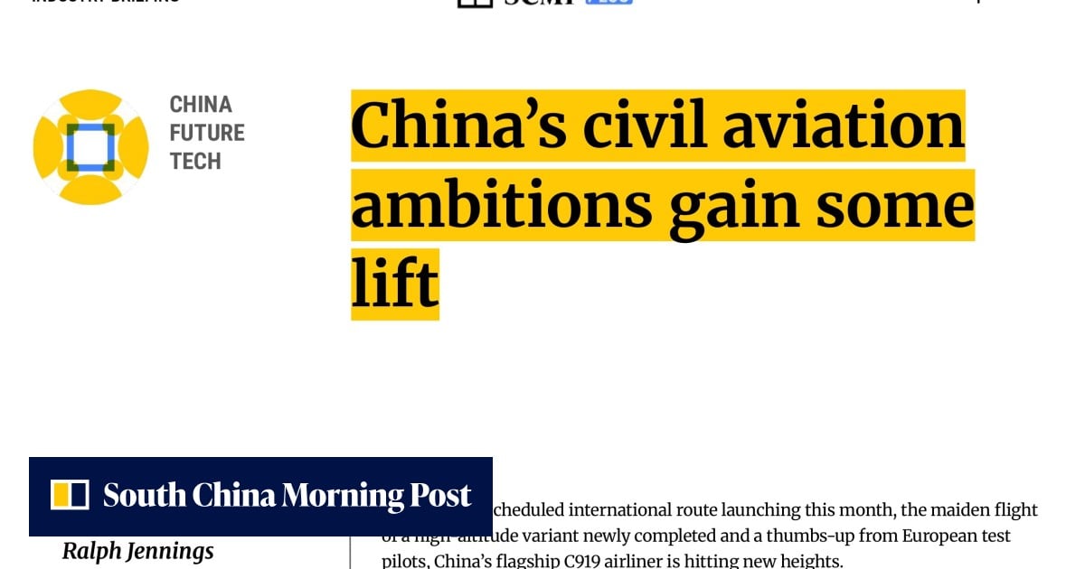 China’s civil aviation ambitions gain some lift