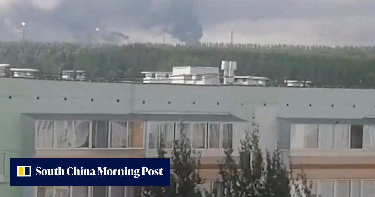 Russia says 13 killed in Ukraine drone attack on oil-refining city 900km from Moscow