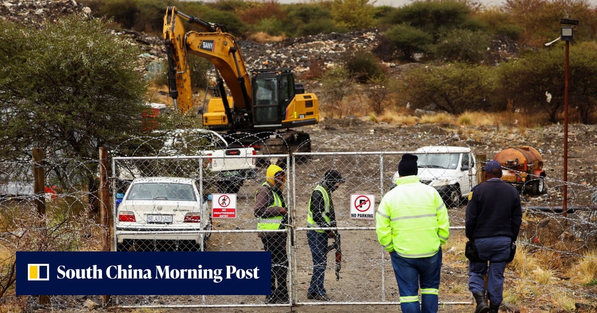 South Africa mine dump collapse kills at least 14 suspected illegal miners