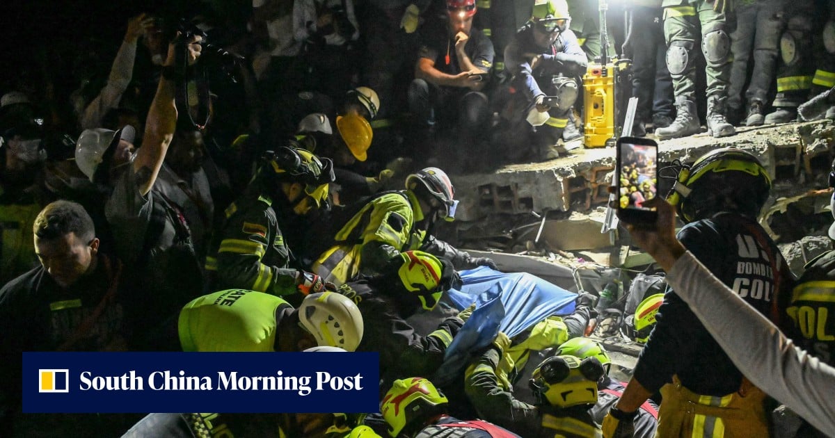 Colombian woman pulled alive from rubble as earthquake death toll tops 200