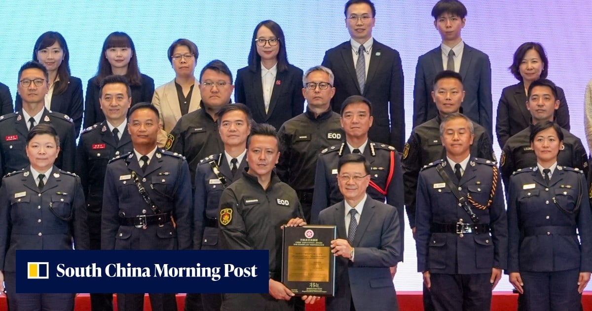 Bomb-disposal team, light public housing unit win chief executive’s award