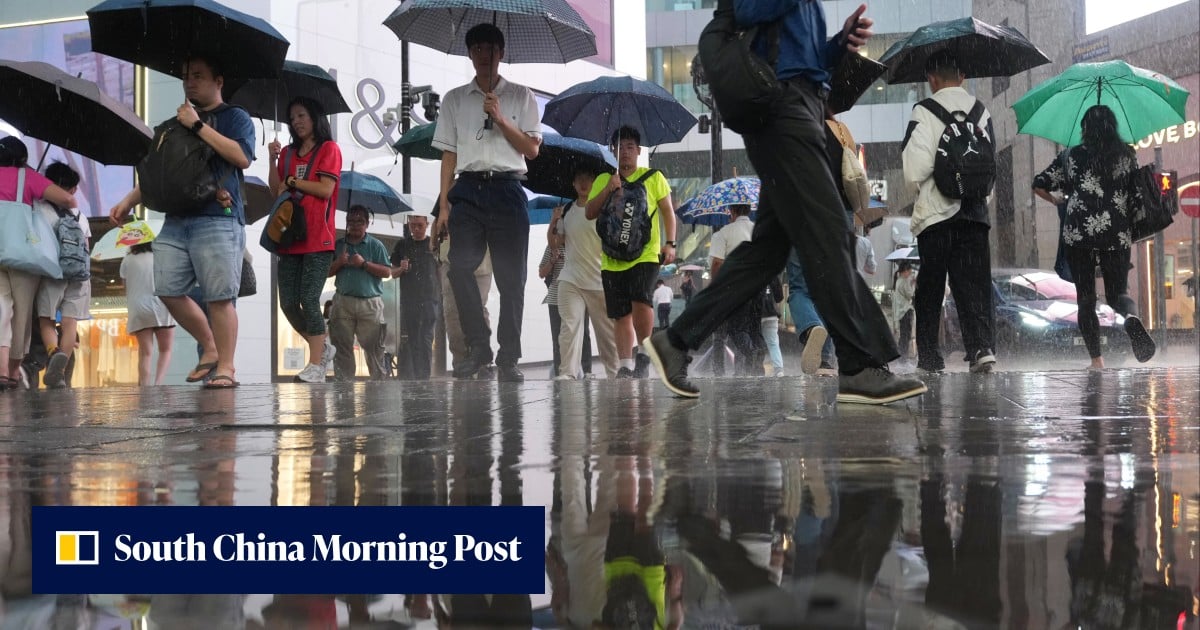 Relief after 9 blistering days as Hong Kong issues amber rainstorm warning