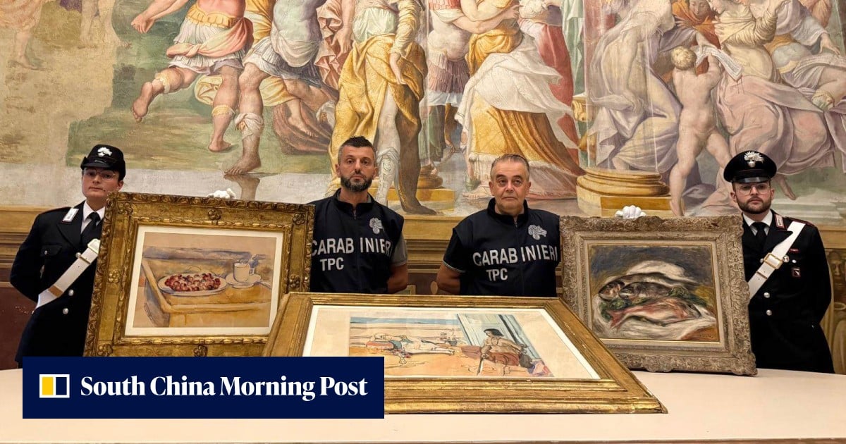 Italian police recover stolen Renoir, Cezanne and Matisse artworks worth millions