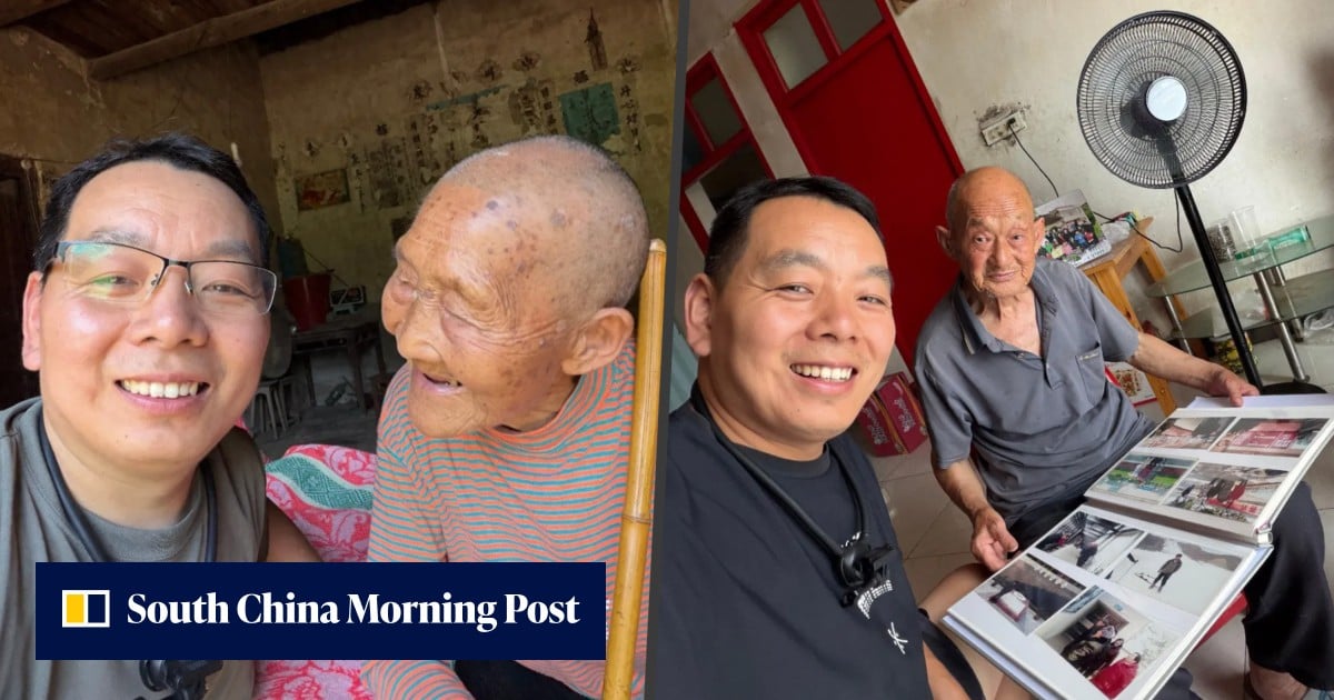 Chinese ‘family bridge’ makes 200 mountain trips yearly to connect elderly with overseas children