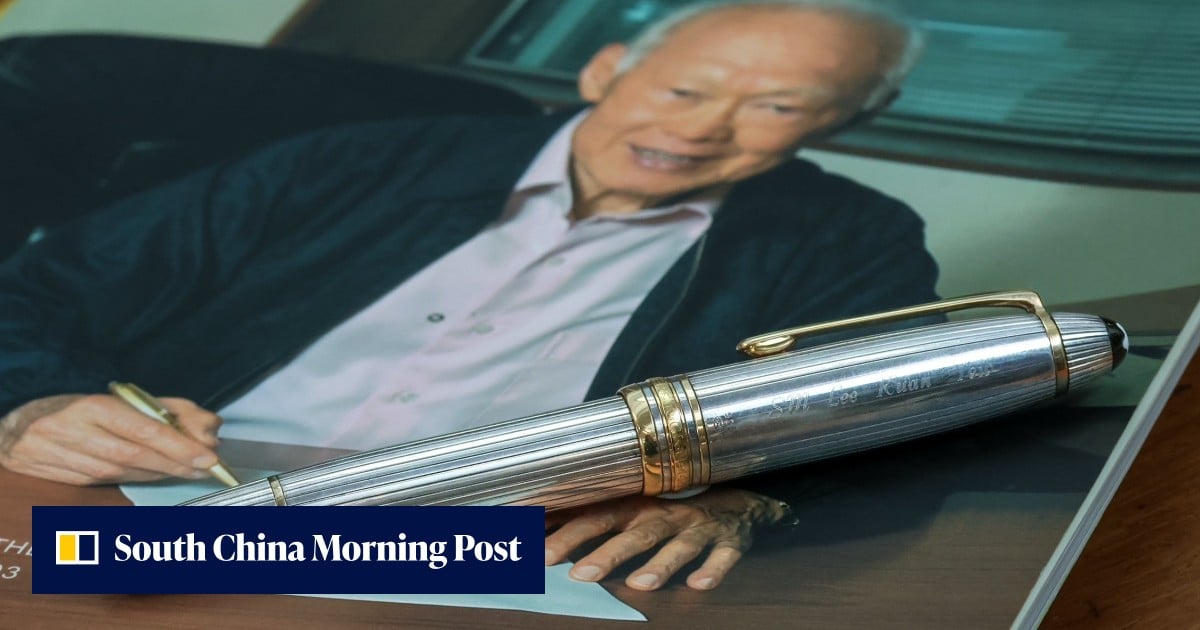 Lee Kuan Yew’s Montblanc pen sells for US$360,000 in Singapore auction