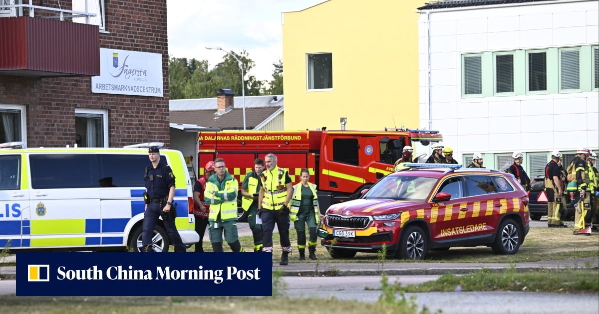 Man armed with sword injures several at Swedish high school