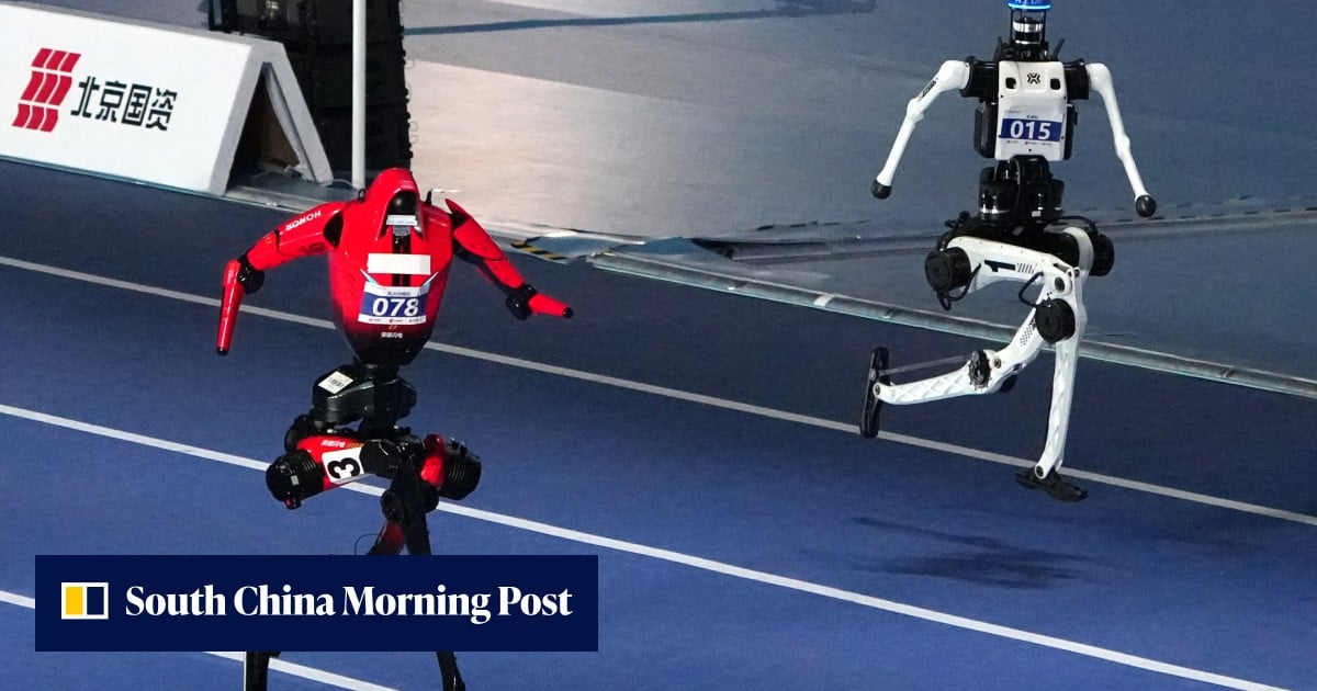 Ultra quick: Chinese robots beat Usain Bolt’s 100m world record at Beijing games