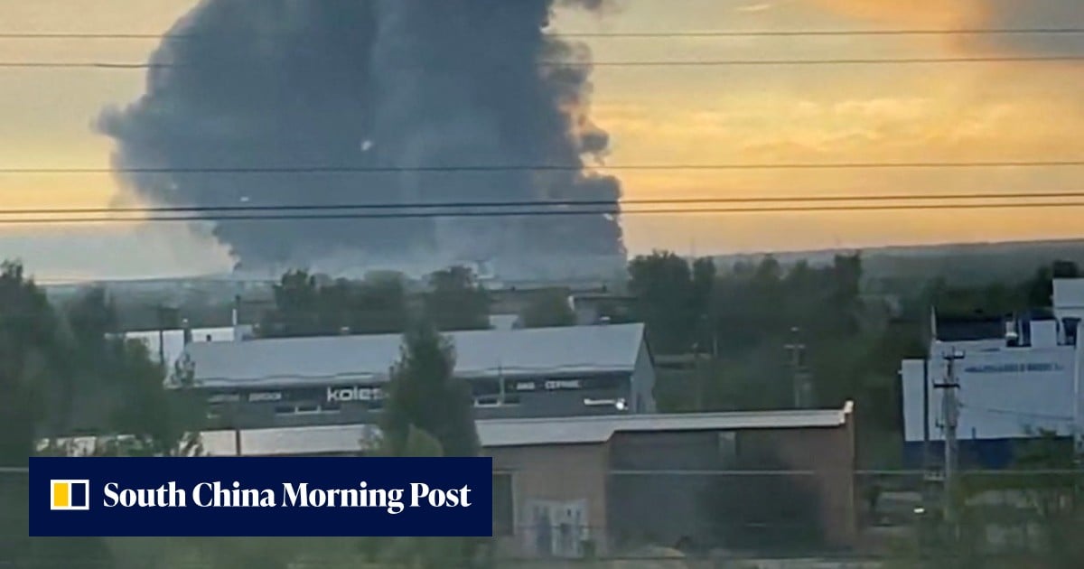 Ukrainian drones kill at least 10, hit warehouse of Russian online retailer Ozon