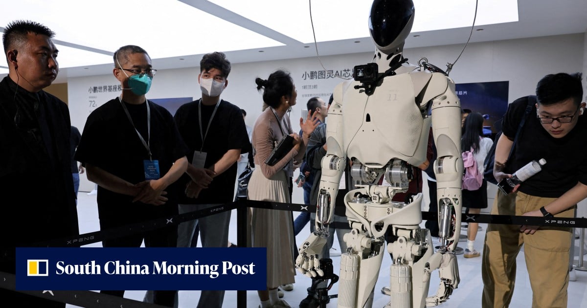 EV maker Xpeng set to challenge Tesla in embodied AI after robotics unit raises US$900m