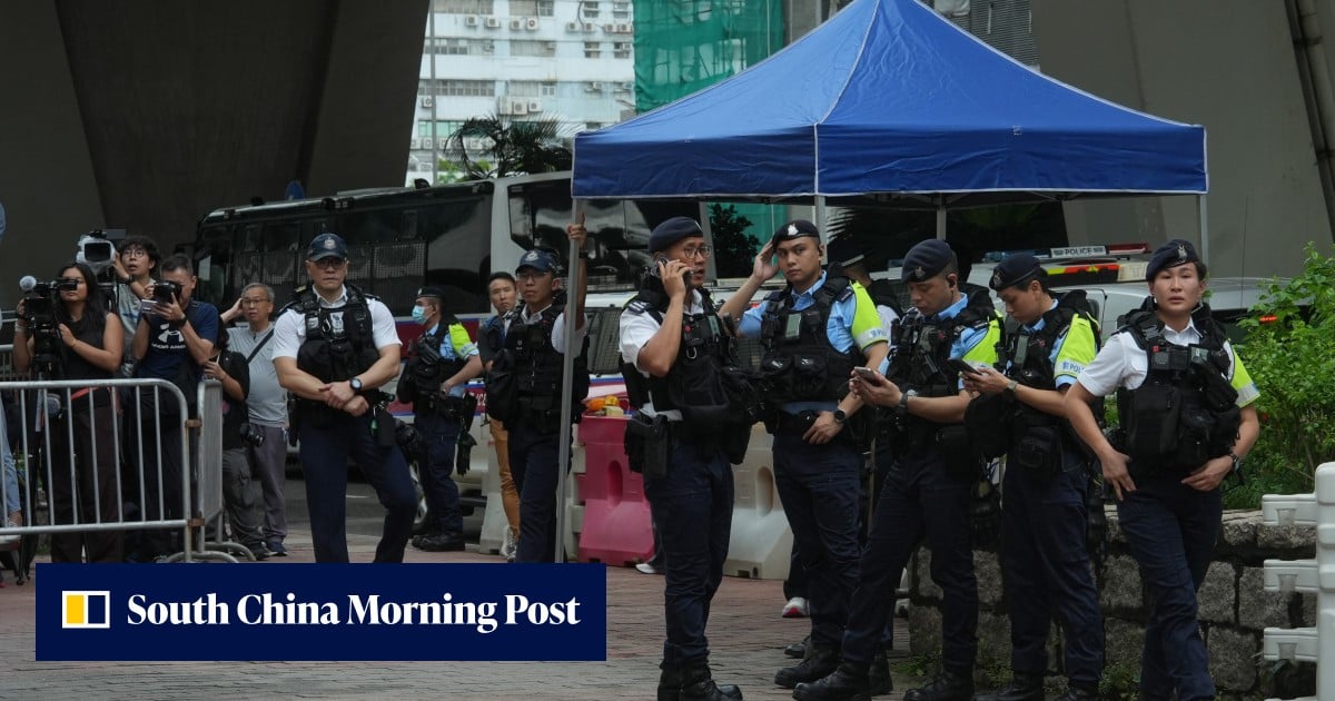 Hong Kong woman arrested for allegedly wearing seditious T-shirt outside court